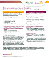 WAINUA® (eplontersen) Prior Authorization and Appeal Checklists