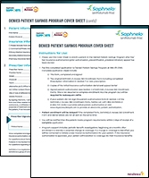 SAPHNELO Denied Patient Savings Program Form